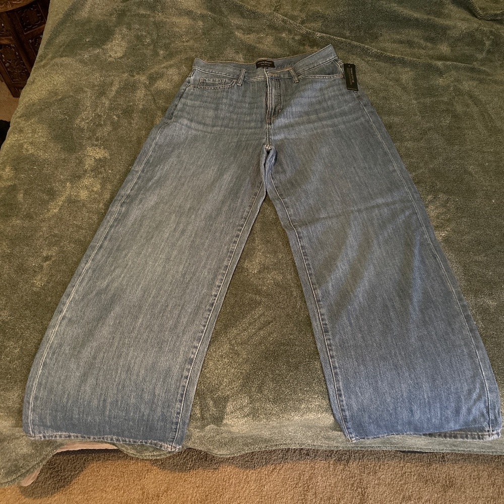 Banana Republic Curvy Wide Leg Jeans